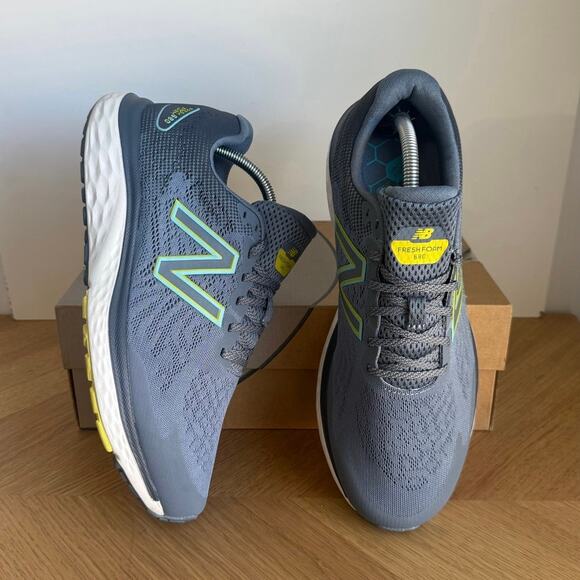 New Balance Fresh Foam 680v7 Grey/Blue Men Sneakers- SZ 10 4E main image 10